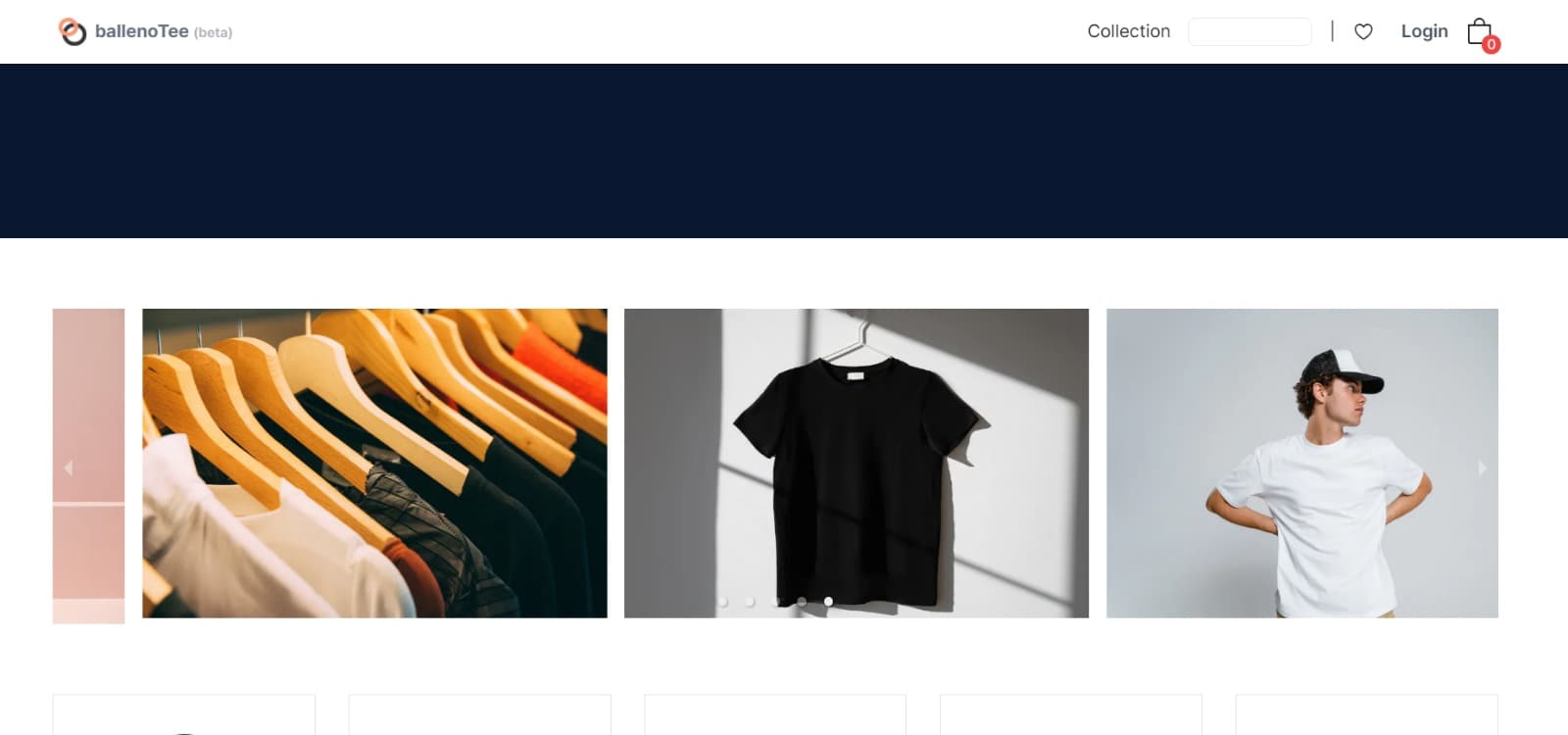 Ecommerce for T-shirt Brand